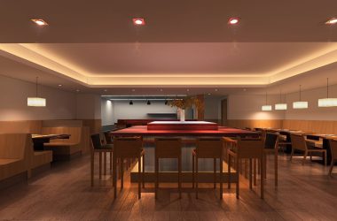 金牌建筑完成的纽约餐馆室内装修与用餐区